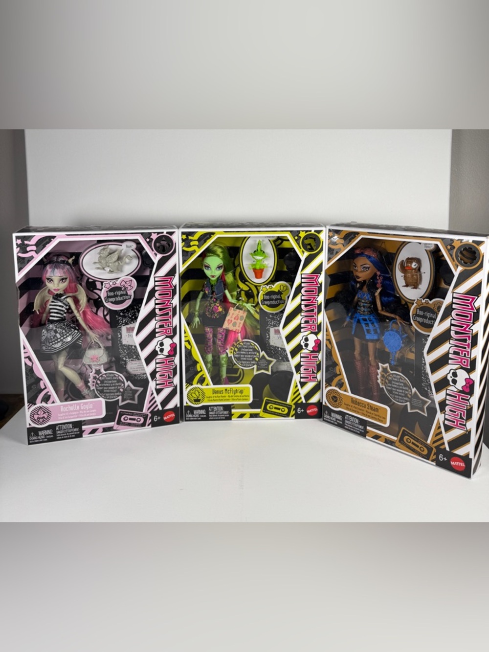 Monster High Boo-riginal Creeproduction Rochelle Goyle Venus Robecca Steam WAVE4